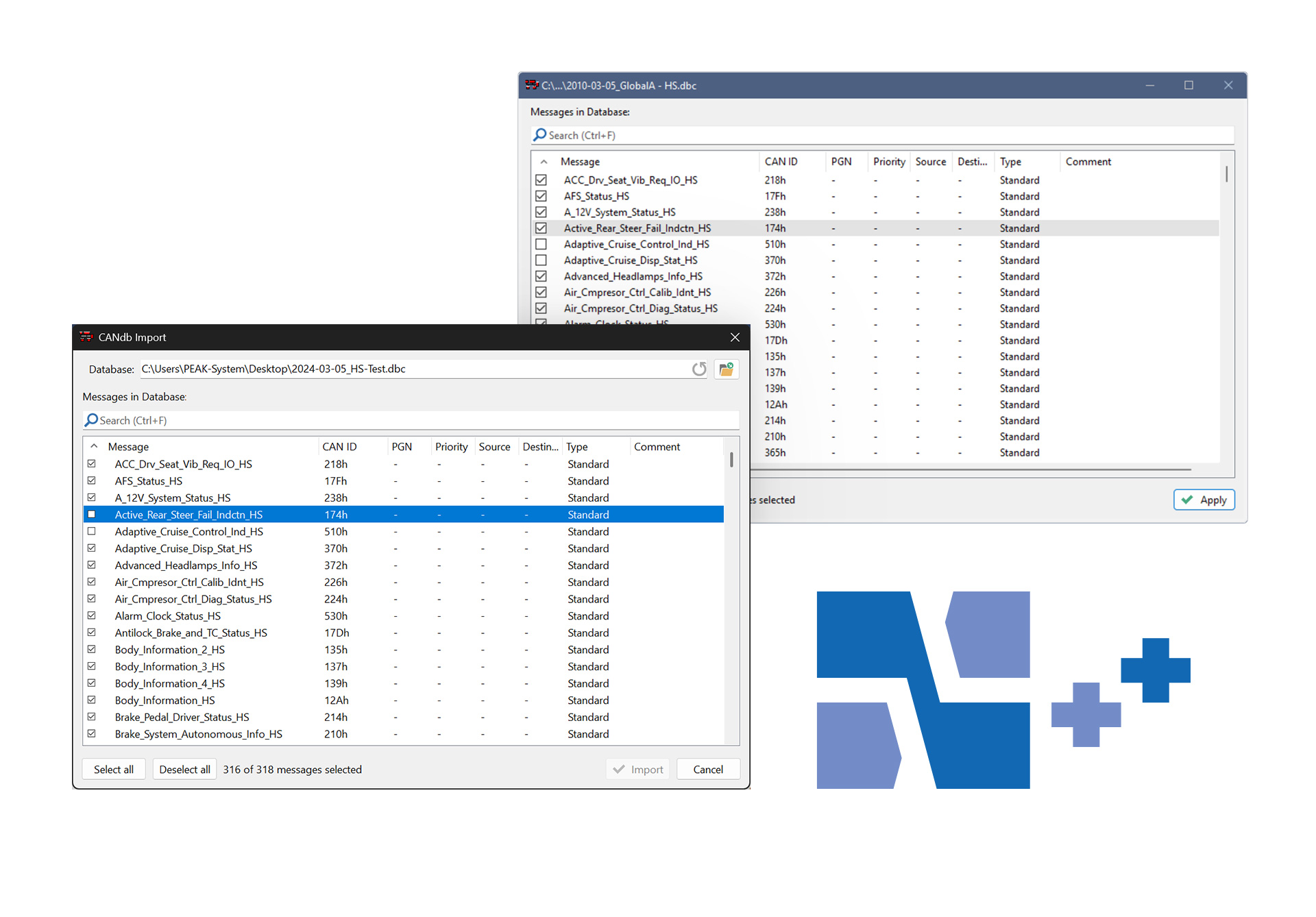 PCAN-Explorer 7: Bus Descriptions Add-in 7